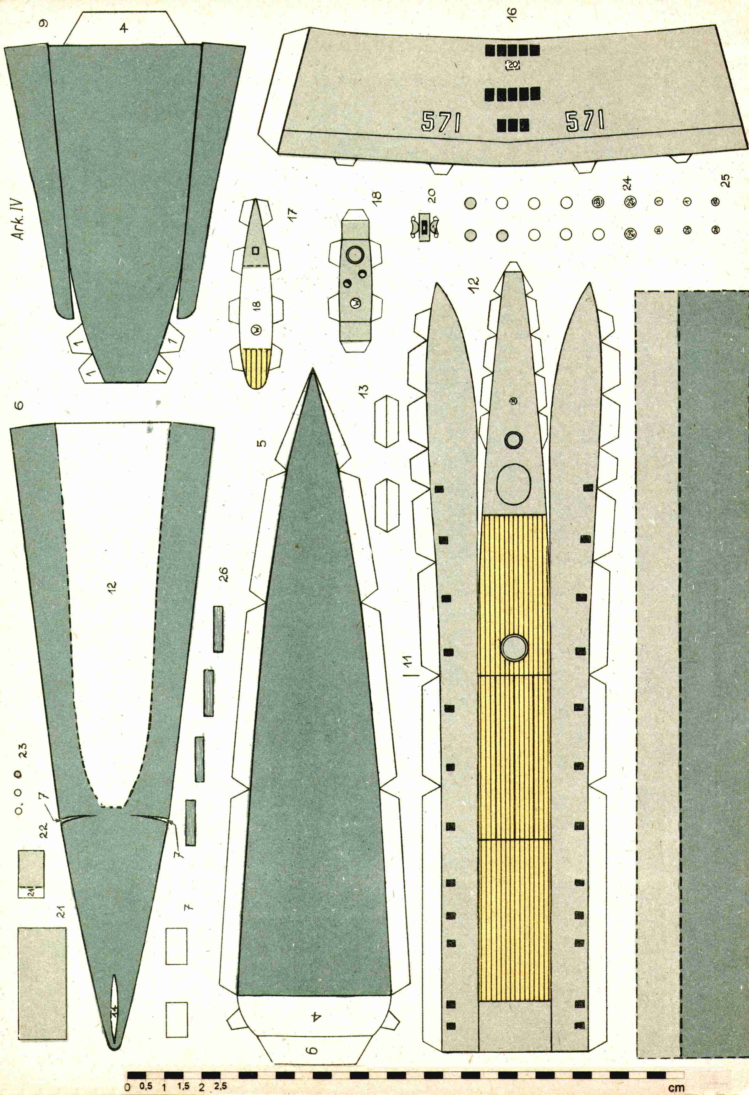 "Maly Modelarz" 4, 1958, 4 ark.
