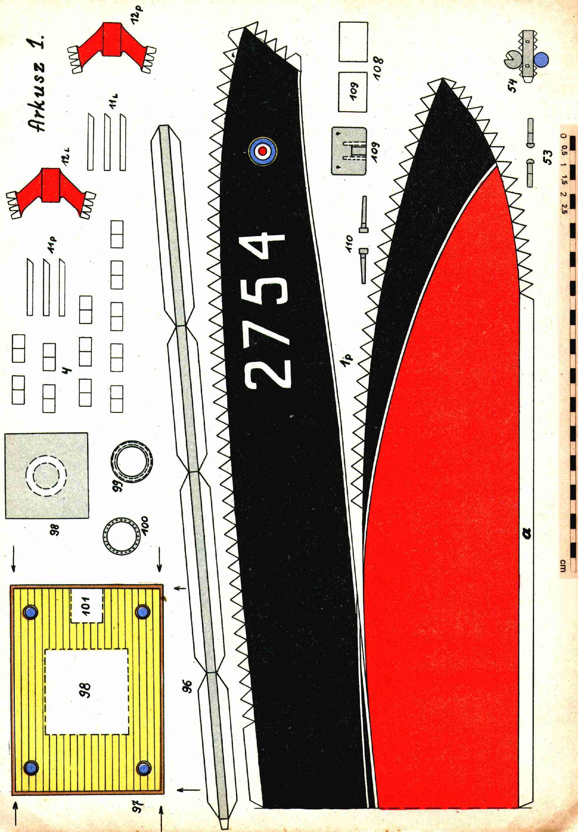 "Maly Modelarz" 8, 1961, 1 ark.