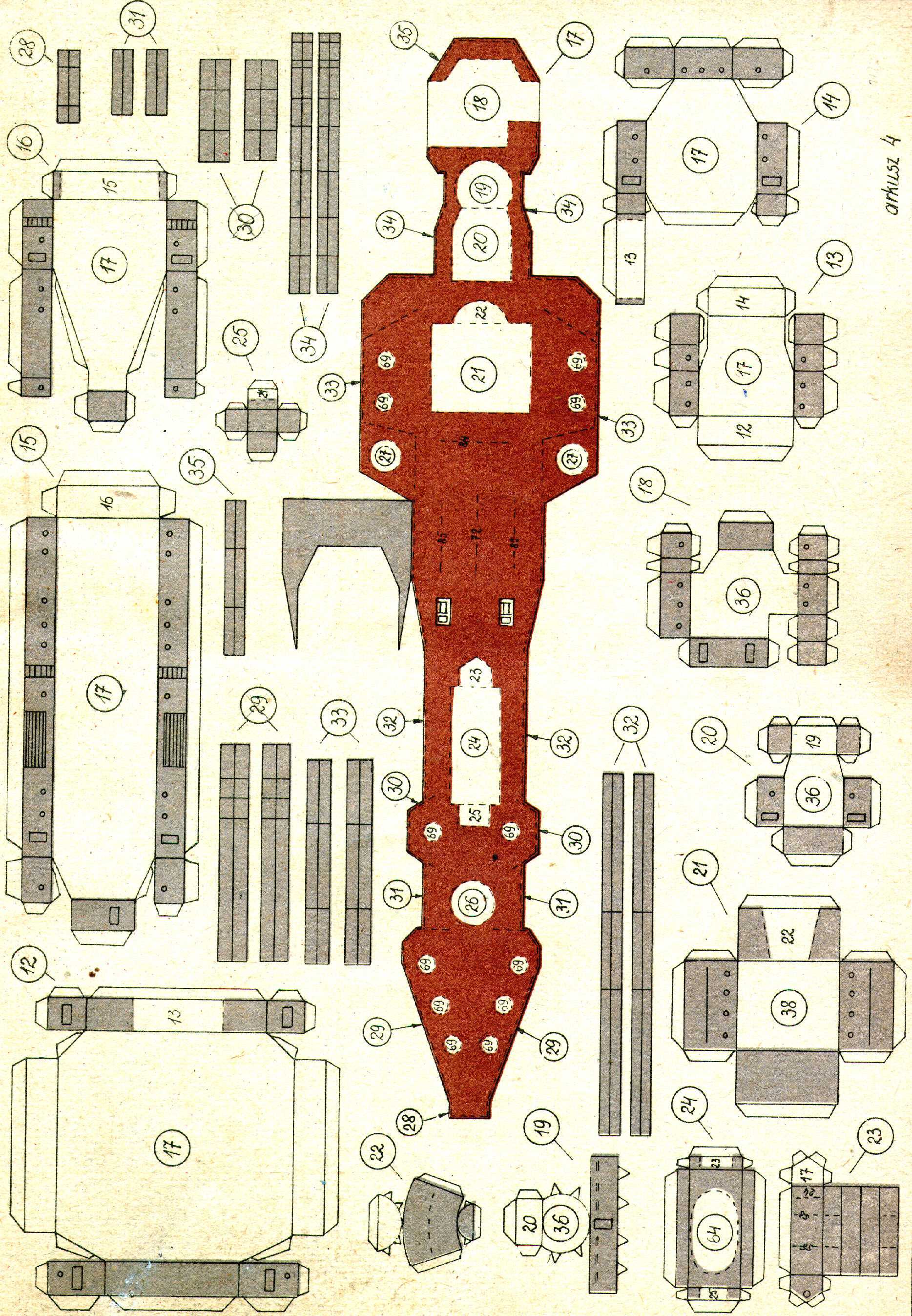 "Maly Modelarz" 4, 1962, 4 ark.