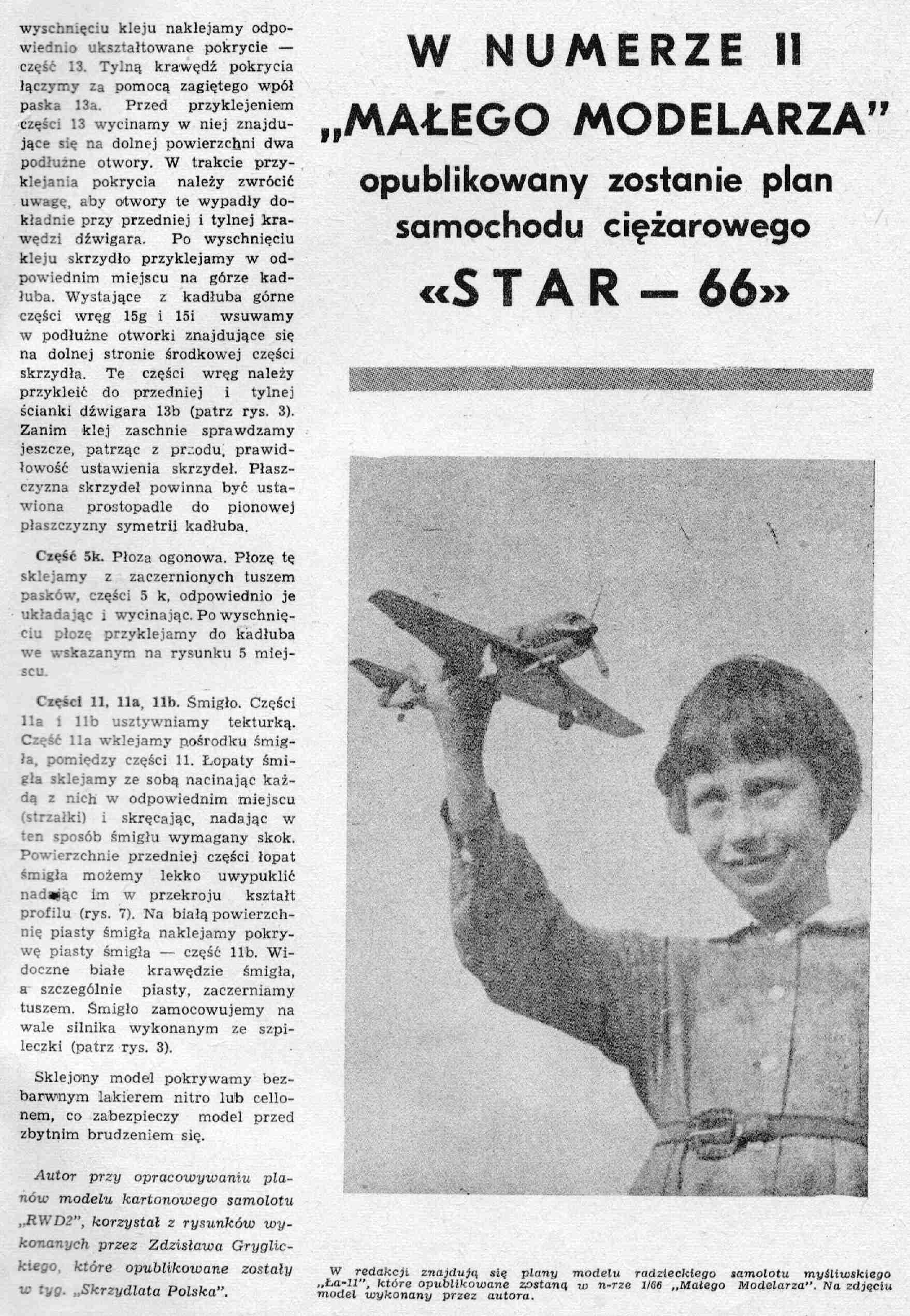 "Maly Modelarz" 10, 1965, 7 c.