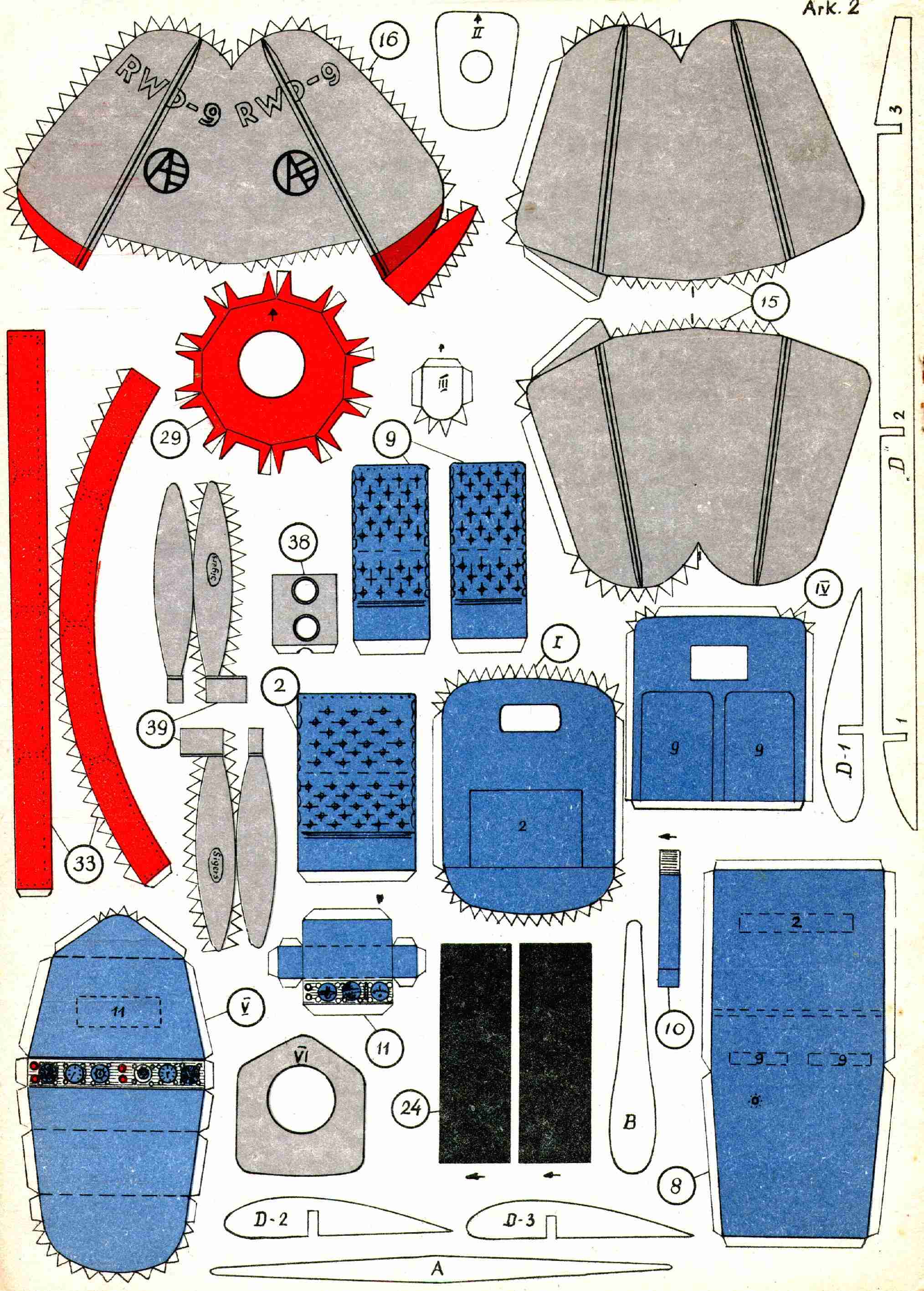 "Maly Modelarz" 3, 1968, 2 ark.
