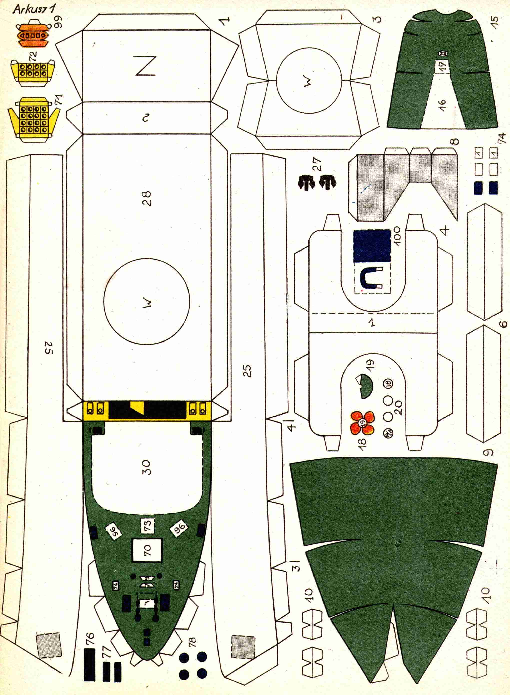 "Maly Modelarz" 1, 1969, 1 ark.