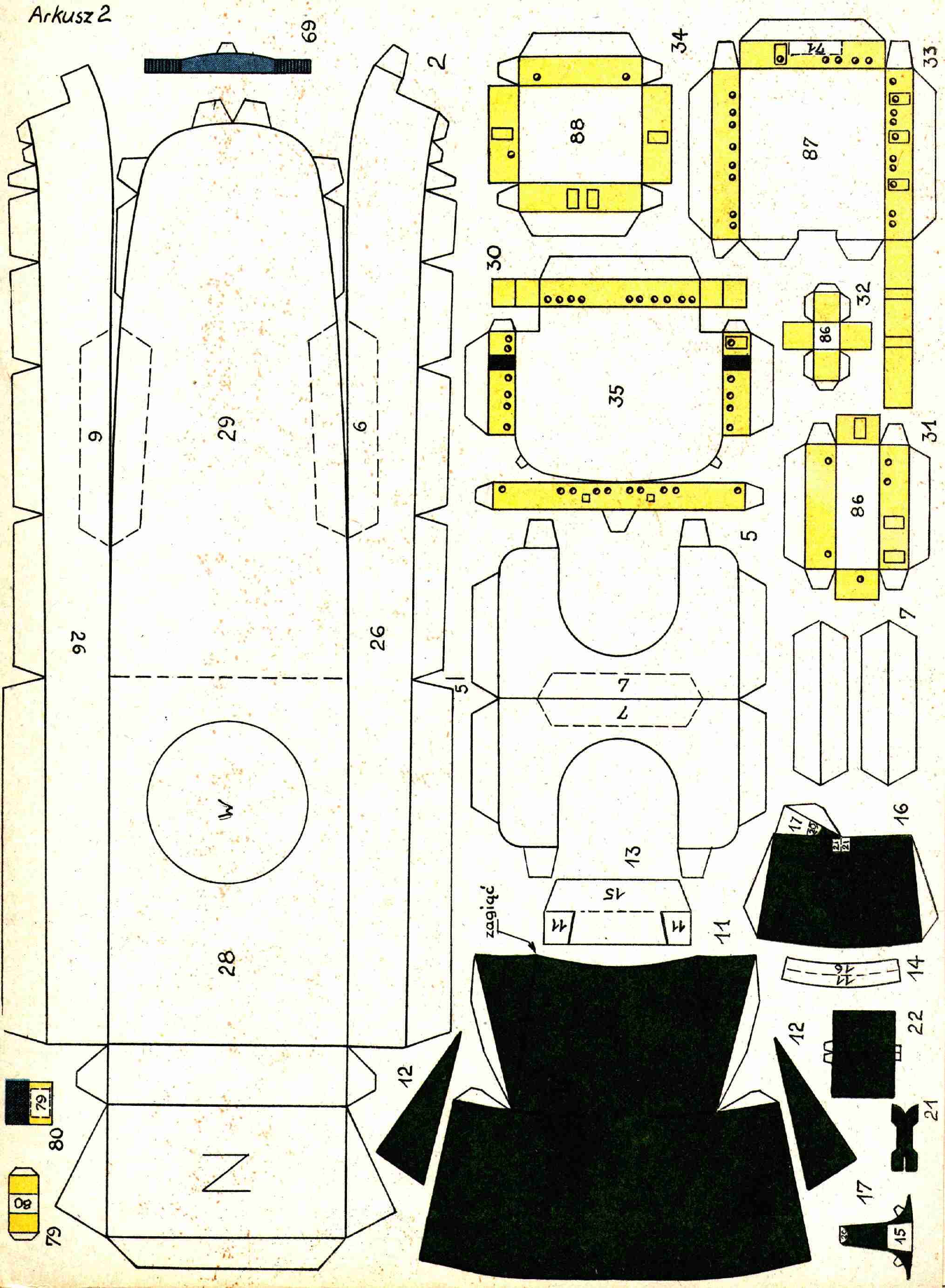 "Maly Modelarz" 1, 1969, 2 ark.