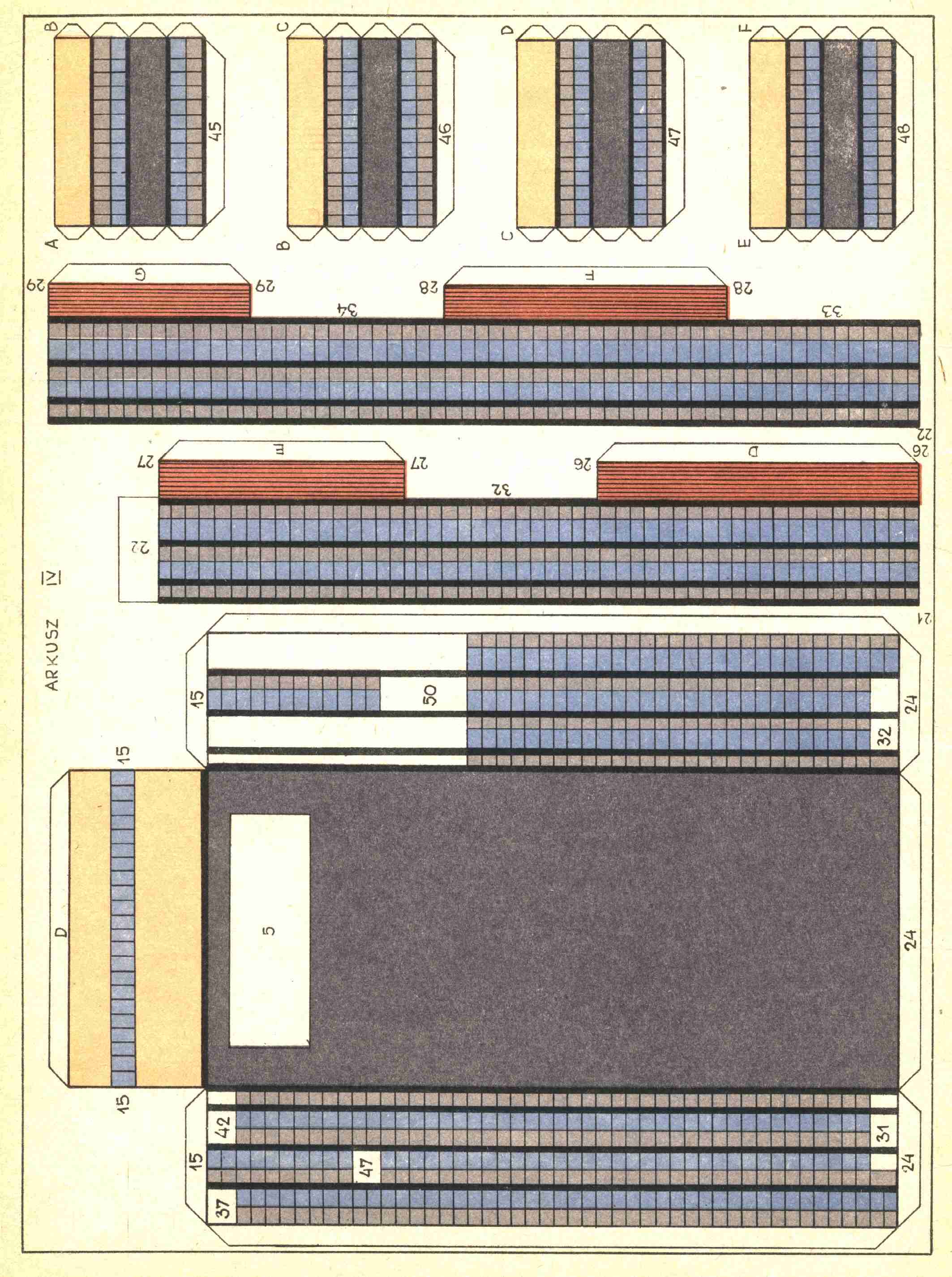 "Maly Modelarz" N1, 1972, 4 ark.