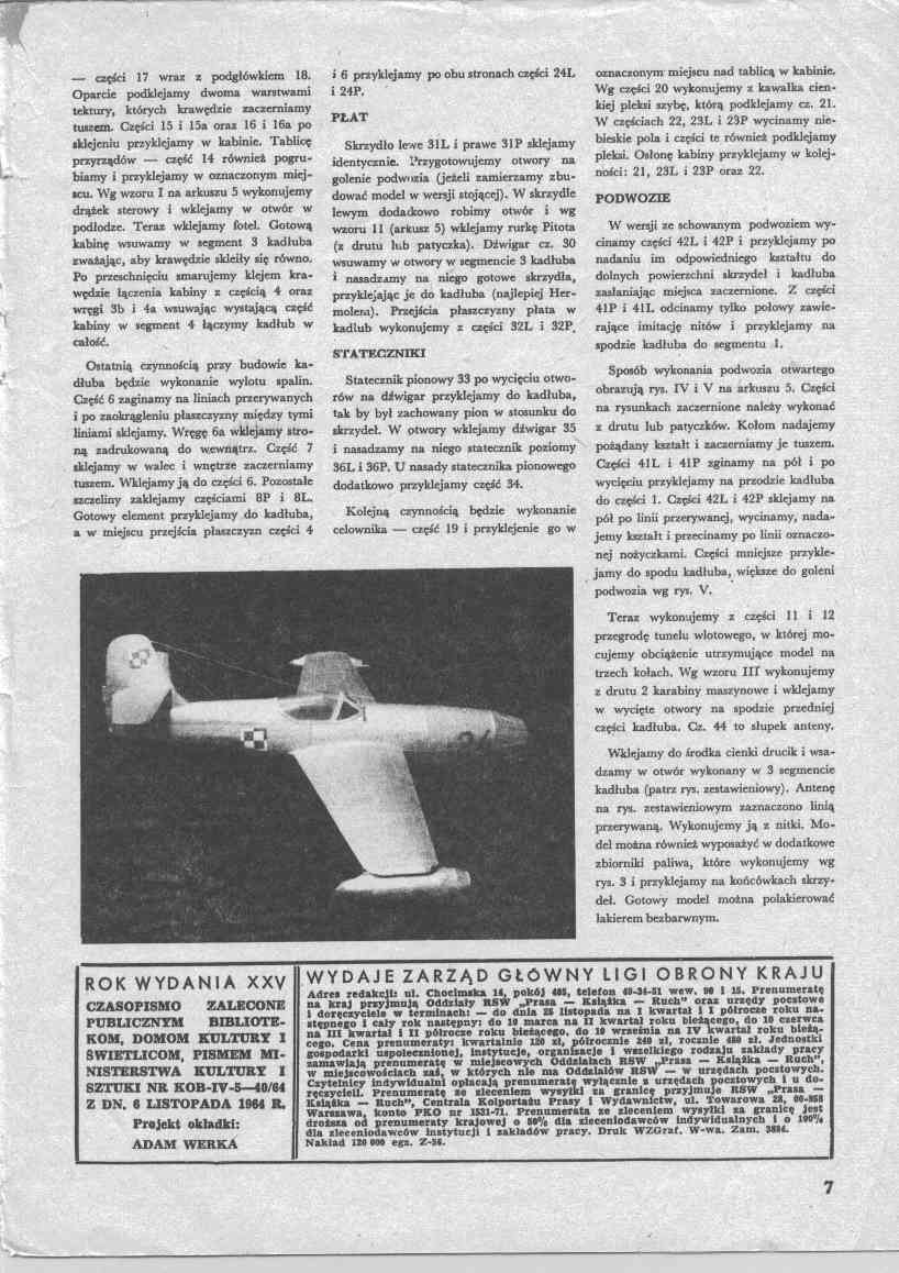 "Maly Modelarz" 6, 1982 7 с.