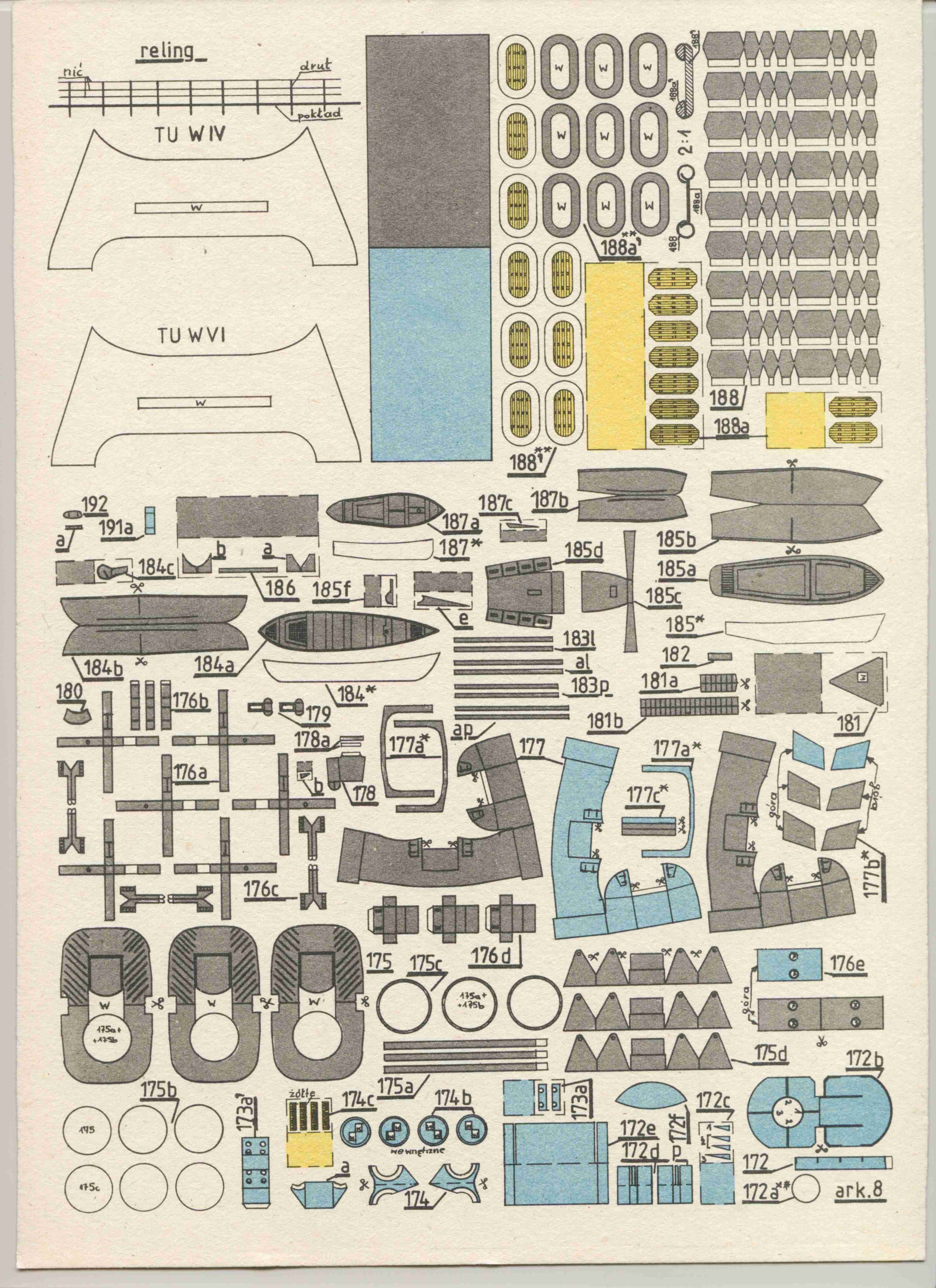 "Maly Modelarz" 1-2, 1988, 8 ark.