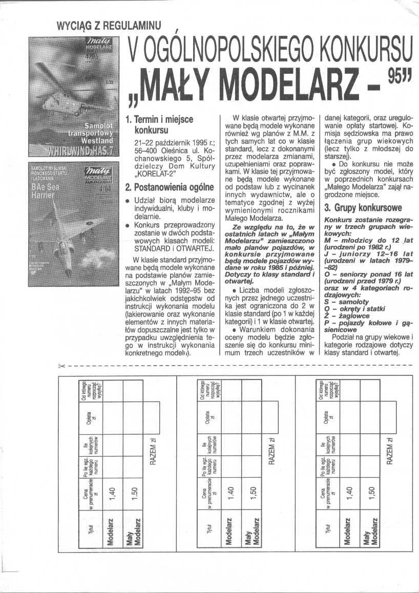 "Maly Modelarz" 7-8, 1995, 22 c.