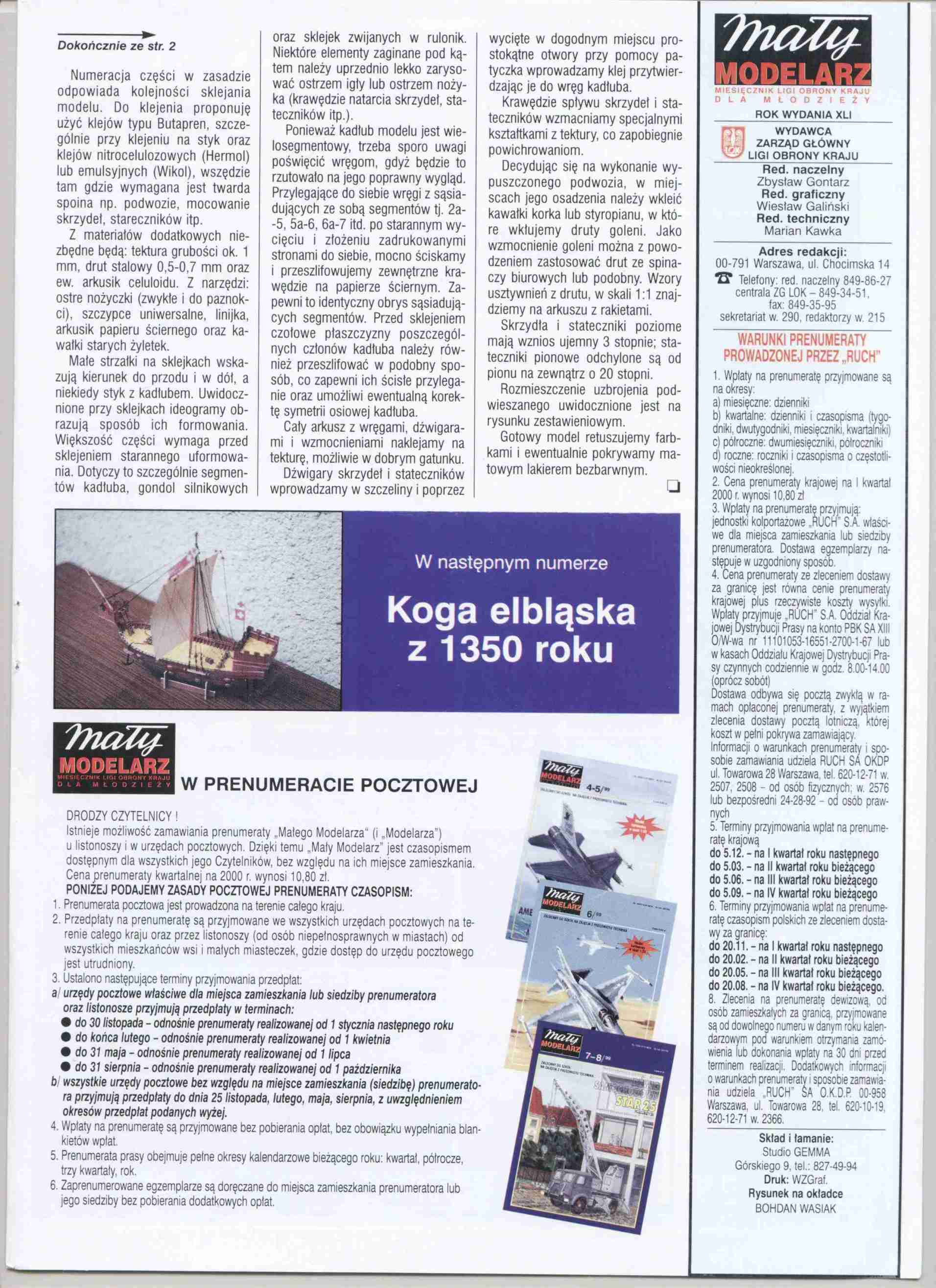 "Maly Modelarz" 10-11, 1999 5 с.