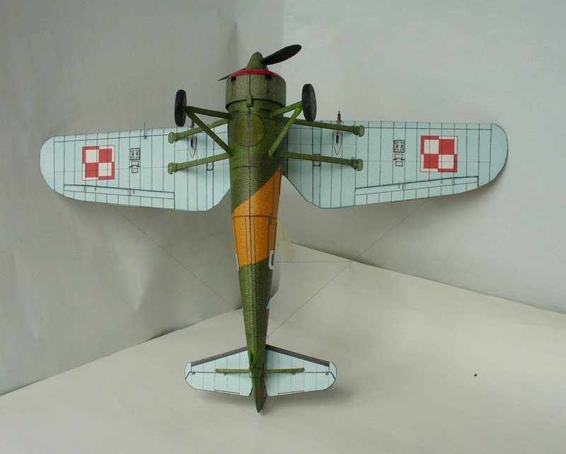 Малый моделяж. PZL P.11c. PZL-106 maly Modelarz. PZL 11c 3d.