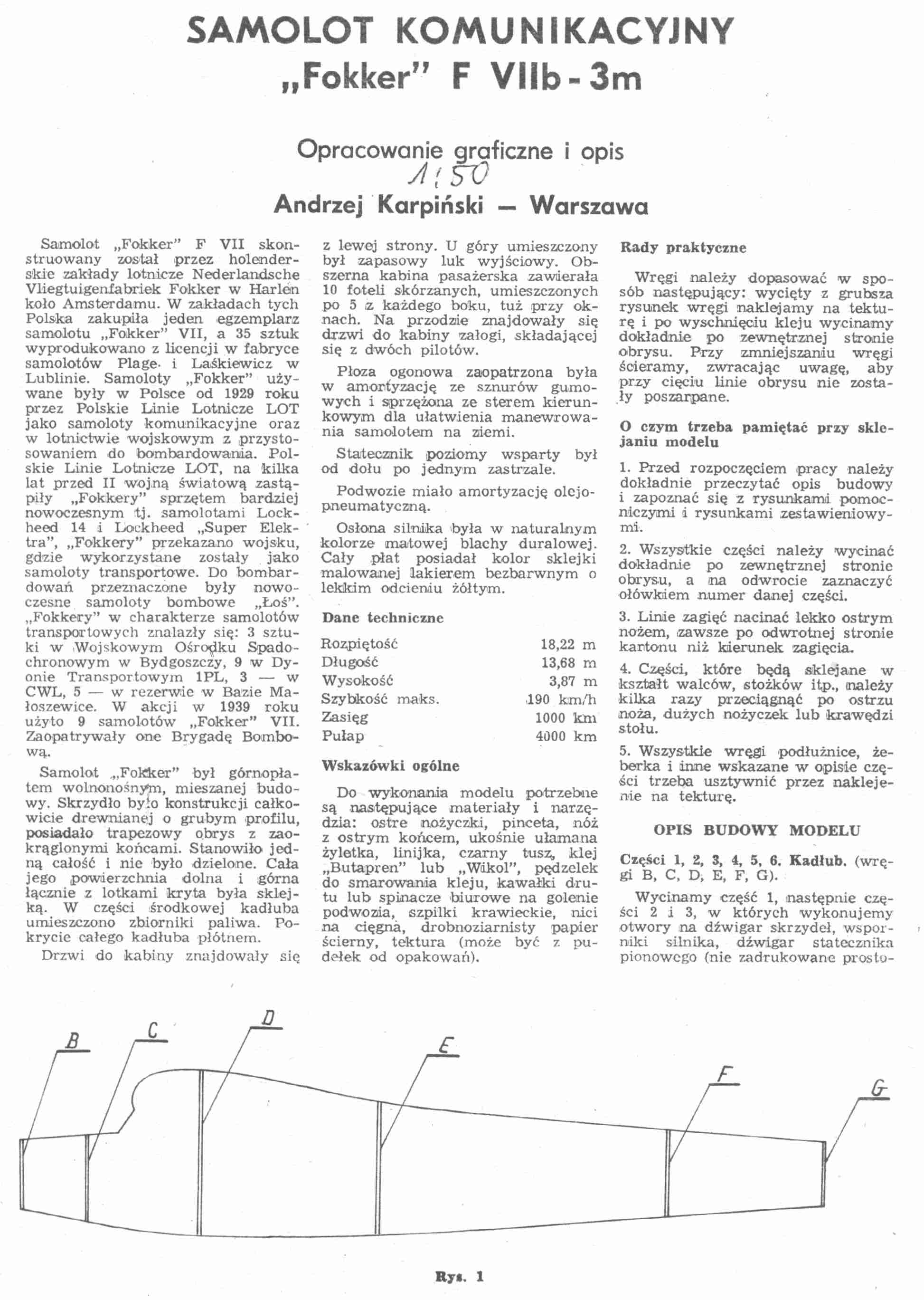 "Maly Modelarz" 7, 1978 3 с.