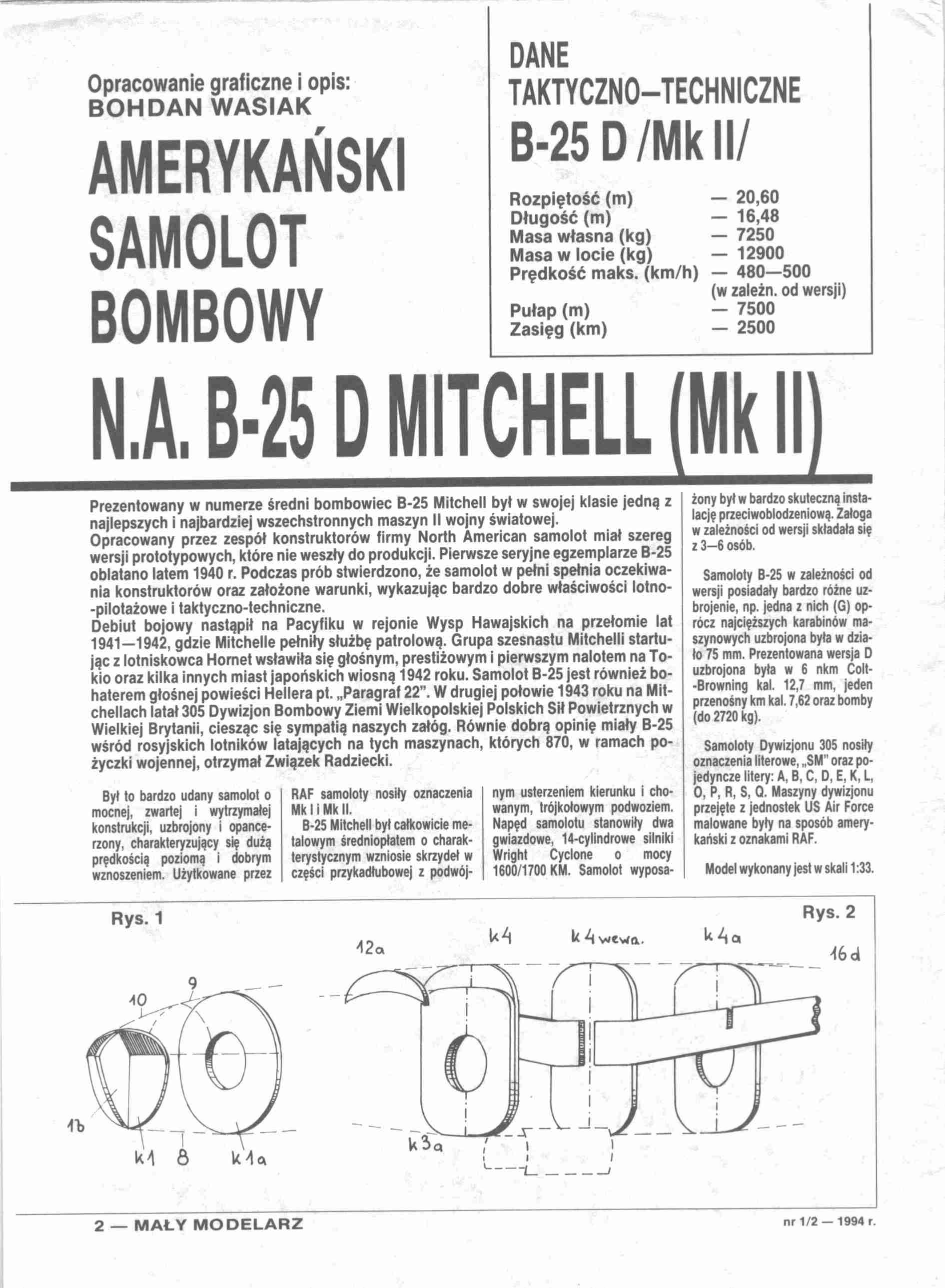 "Maly Modelarz" 1-2, 1994, 2 c.