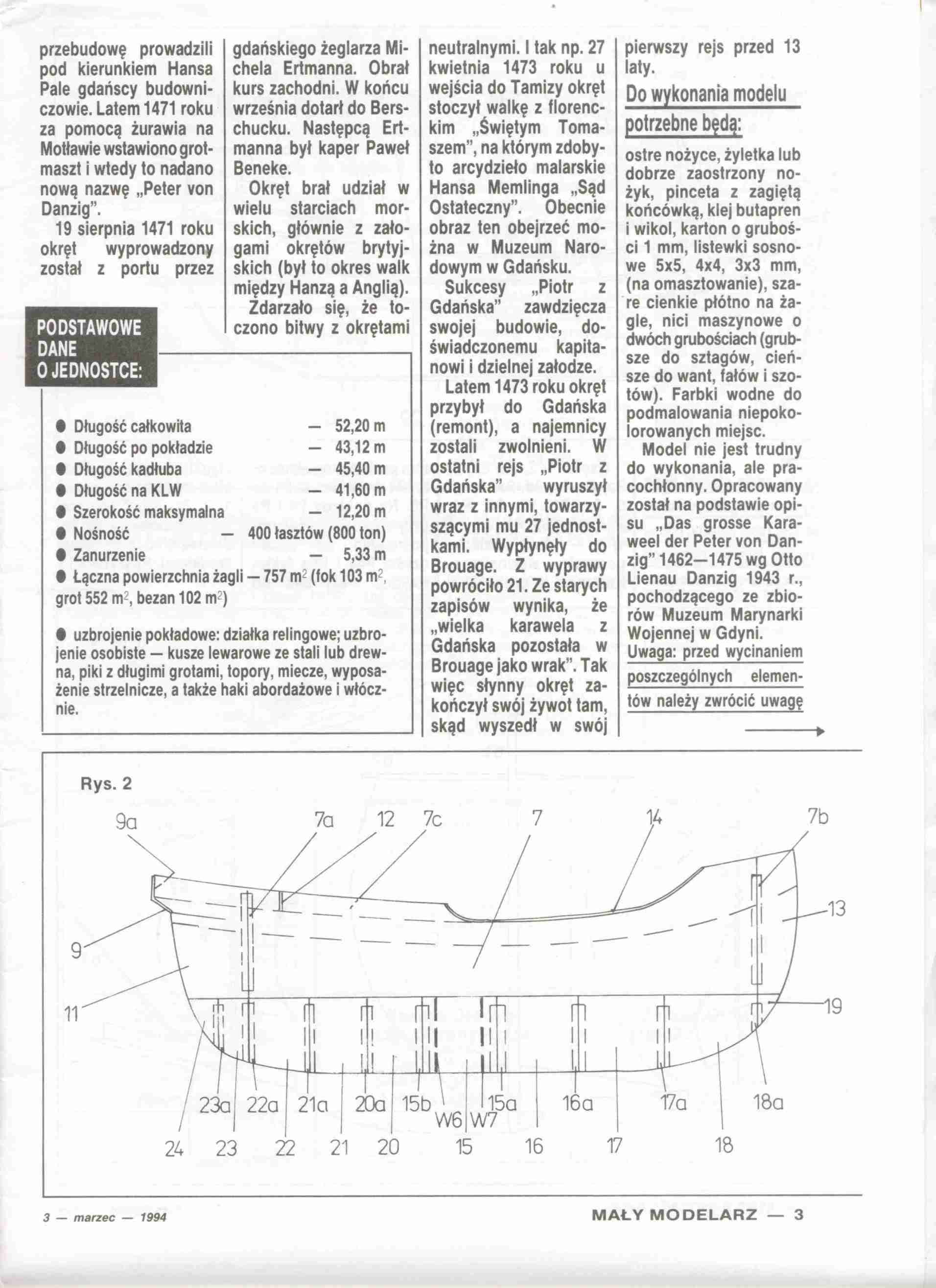 "Maly Modelarz" 3, 1994, 3 c.
