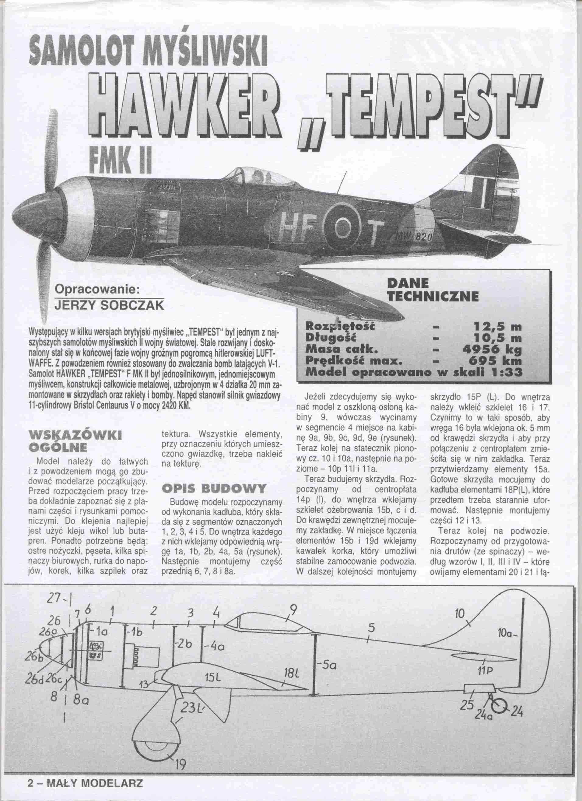 "Maly Modelarz" 9, 1997 2 с.
